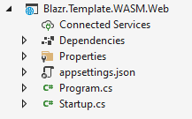 Blazr.Template.WASM.Web File Structure